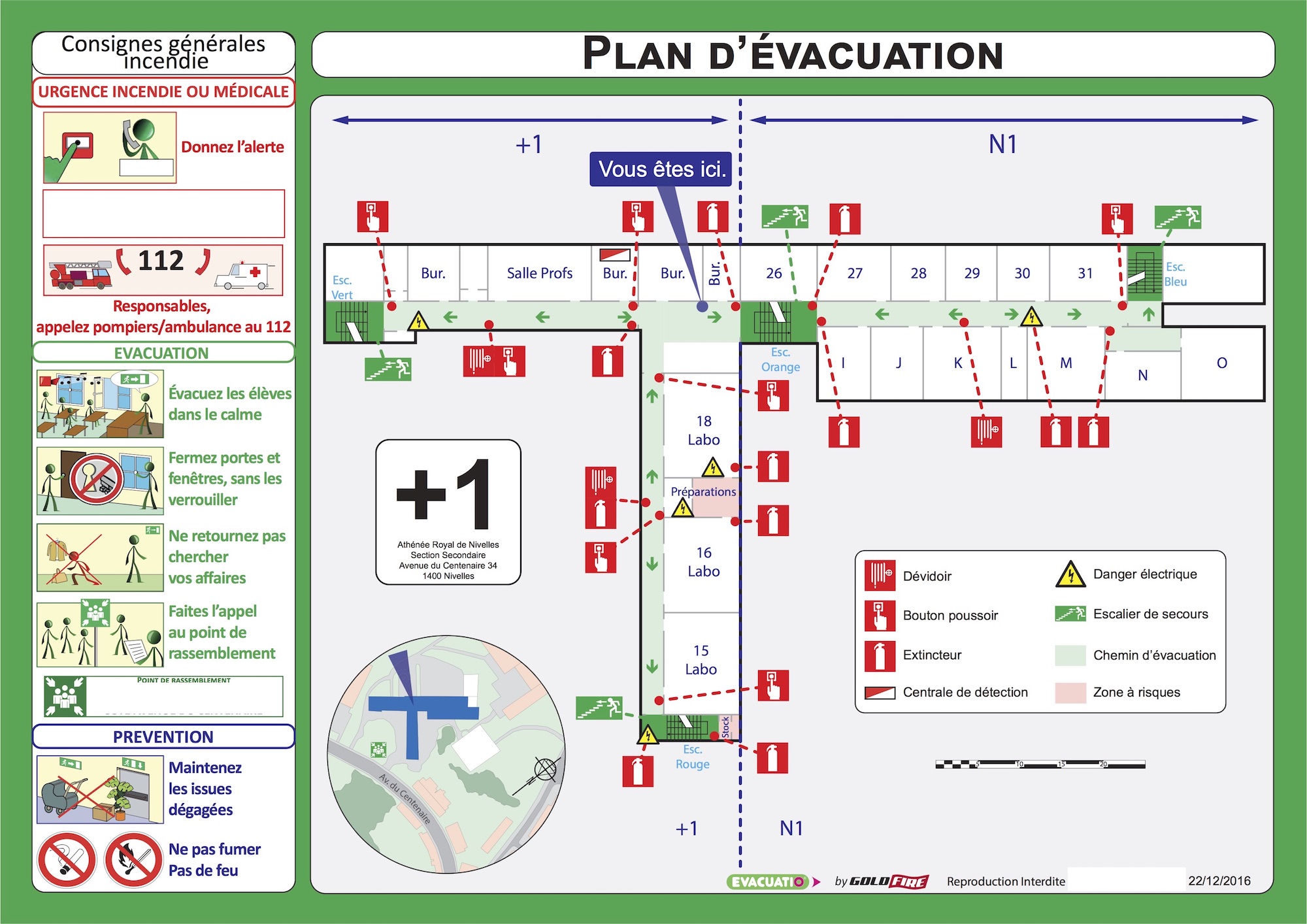 school evacuation plan