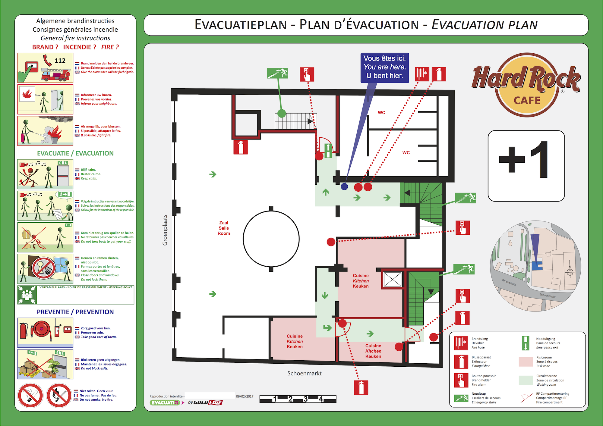 restaurant evacuation plan